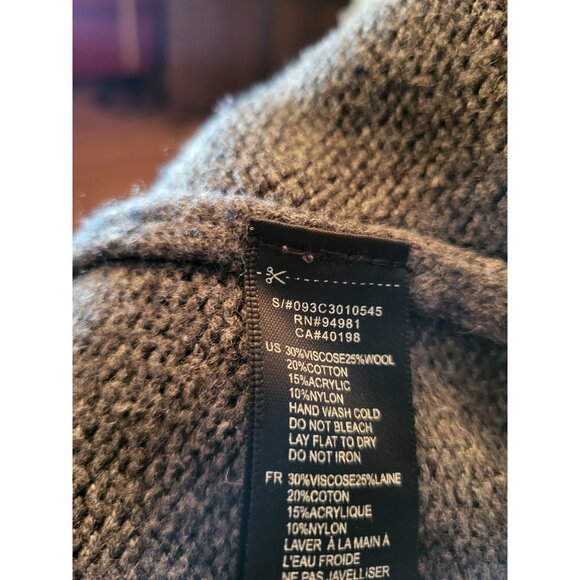 2000's Gray & Purple Aztec Print Open Cardigan Forever 21 XL Retro Boho Western - Picture 7 of 8